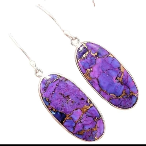 NWT Purple Earrings - Picture 5 of 6